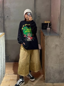 「RNA（アールエヌエー）のアイテム」を使った、RNA MEDIA ZOZOTOWN STAFFさん（レディース・158cm）の秋コーディネート