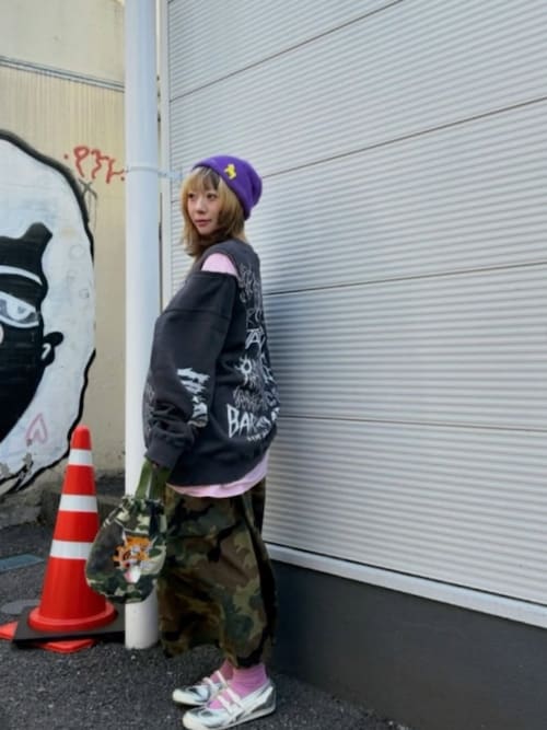 M2634 ショルダーZipトレーナー（スウェット）｜RNA（アールエヌエー