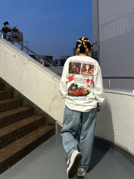 「RNA」｜「アイテム（帽子）」を使った、RNA MEDIA ZOZOTOWN STAFFさん（レディース・162cm）の冬コーディネート