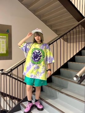 「RNA（アールエヌエー）のアイテム」を使った、RNA MEDIA ZOZOTOWN STAFFさん（レディース・150cm）の夏コーディネート