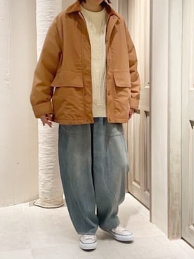 「24AW秋の新作」｜「アイテム（ジャケット/アウター）」を使った、RNA MEDIA ZOZOTOWN STAFFさん（レディース・165cm）の秋コーディネート
