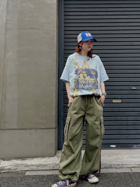 「RNA（アールエヌエー）のアイテム」を使った、RNA MEDIA ZOZOTOWN STAFFさん（レディース・162cm）の夏コーディネート