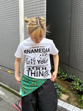 「アイテム（財布/小物）」を使った、RNA MEDIA ZOZOTOWN STAFFさん（レディース・160cm）の夏コーディネート