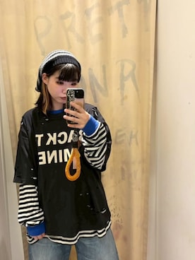 「アイテム（帽子）」を使った、RNA MEDIA ZOZOTOWN STAFFさん（レディース・157cm）の秋コーディネート