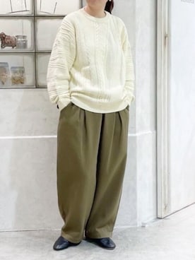 「24AW秋の新作」｜「アイテム（パンツ）」を使った、RNA MEDIA ZOZOTOWN STAFFさん（レディース・162cm）の秋コーディネート