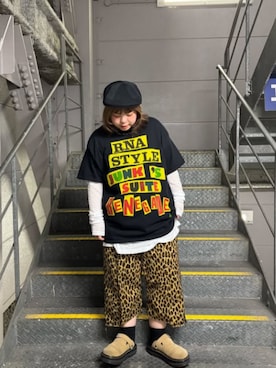 「RNA（アールエヌエー）のアイテム」を使った、RNA MEDIA ZOZOTOWN STAFFさん（レディース・152cm）の春コーディネート