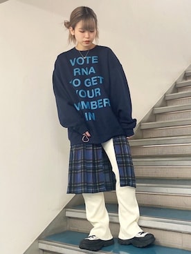 RNA MEDIA ZOZOTOWN STAFFさん（レディース・161cm）の冬コーディネート