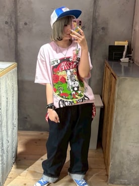 「RNA（アールエヌエー）のアイテム」を使った、RNA MEDIA ZOZOTOWN STAFFさん（レディース・150cm）の夏コーディネート