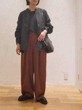 「URCH RNA（アーチ アールエヌエー）のアイテム」を使った、RNA MEDIA ZOZOTOWN STAFFさん（レディース・163cm）の秋コーディネート