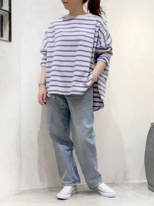 【ワンウォッシュ】R4168 Nベーシックアンクルワイドストレート セール】R4168 Nベーシックアンクルワイドストレート（デニムパンツ