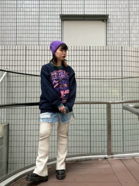 「RNA（アールエヌエー）のアイテム」を使った、RNA MEDIA ZOZOTOWN STAFFさん（レディース・157cm）の冬コーディネート