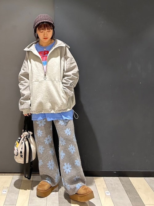 RNA パーカー M2319 スラブ裏毛ミリタリーフーディー レディース  