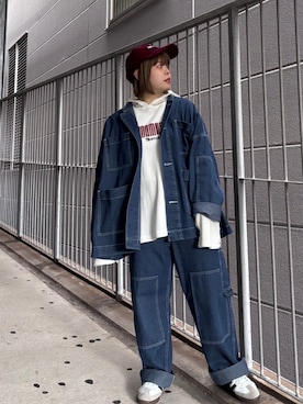 「RNA（アールエヌエー）のアイテム（ジャケット/アウター）」を使った、RNA MEDIA ZOZOTOWN STAFFさん（レディース・153cm）の冬コーディネート