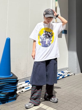 「RNA（アールエヌエー）のアイテム」を使った、RNA MEDIA ZOZOTOWN STAFFさん（レディース・158cm）の夏コーディネート