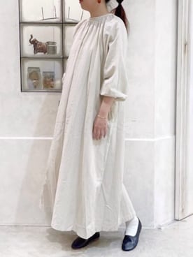「24AW秋の新作」｜「アイテム（ワンピース/ドレス）」を使った、RNA MEDIA ZOZOTOWN STAFFさん（レディース・162cm）の夏コーディネート