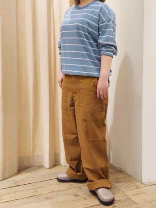 セール】R4317 ワイドストレートベイカーパンツ（その他パンツ