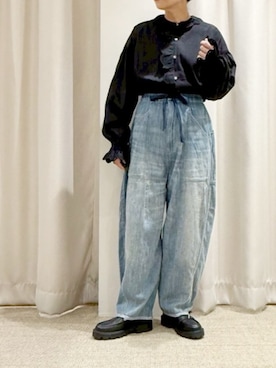 「URCH RNA（アーチ アールエヌエー）のアイテム」を使った、RNA MEDIA ZOZOTOWN STAFFさん（レディース・156cm）の冬コーディネート