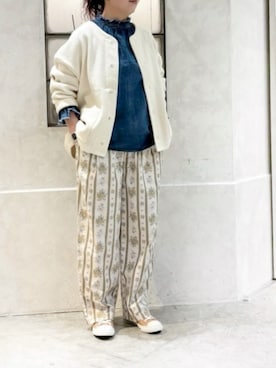 「RNA-N（アールエヌエーエヌ）のアイテム」を使った、RNA MEDIA ZOZOTOWN STAFFさん（レディース・163cm）の冬コーディネート