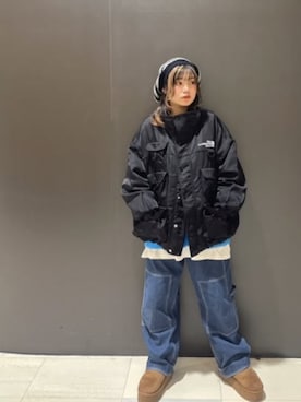 「RNA（アールエヌエー）のアイテム（ジャケット/アウター）」を使った、RNA MEDIA ZOZOTOWN STAFFさん（レディース・153cm）の冬コーディネート