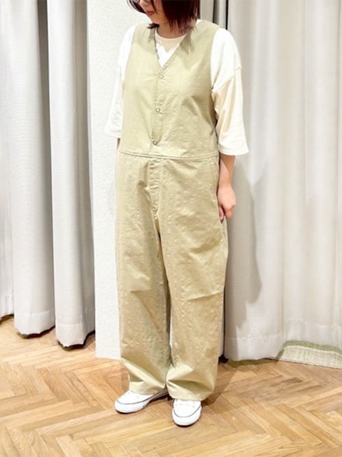 セール】O0743 リネンコットンサロペット（サロペット