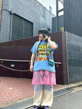 「RNA（アールエヌエー）のアイテム」を使った、RNA MEDIA ZOZOTOWN STAFFさん（レディース・158cm）の春コーディネート