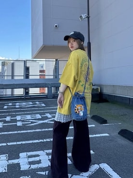 「RNA（アールエヌエー）のアイテム」を使った、RNA MEDIA ZOZOTOWN STAFFさん（レディース・153cm）の夏コーディネート