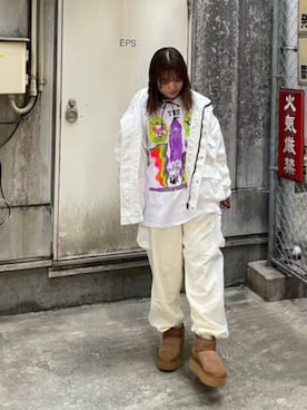 「RNA（アールエヌエー）のアイテム（ジャケット/アウター）」を使った、RNA MEDIA ZOZOTOWN STAFFさん（レディース・162cm）の冬コーディネート