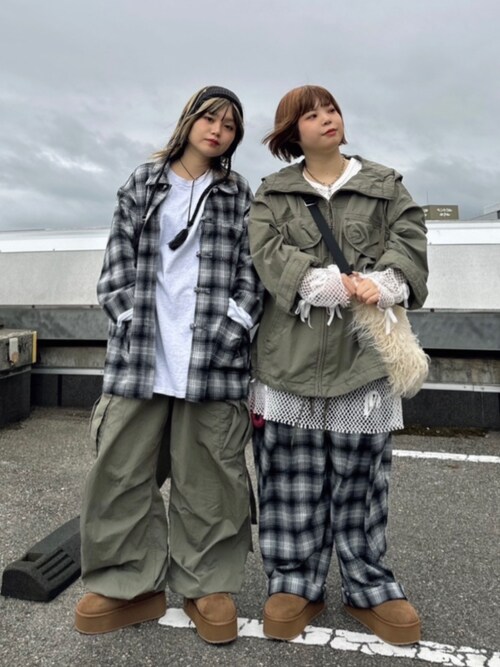 セール】R4254 チェックチャイナパンツ（その他パンツ）｜RNA（アール