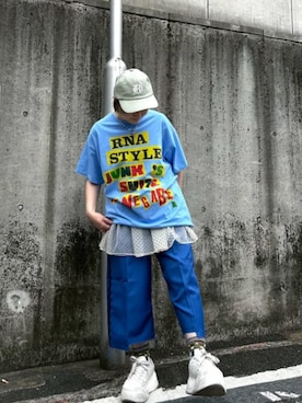「RNA（アールエヌエー）のアイテム」を使った、RNA MEDIA ZOZOTOWN STAFFさん（レディース・153cm）の春コーディネート