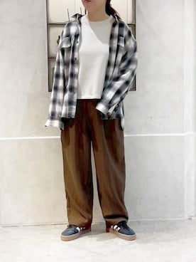 「RNA-N（アールエヌエーエヌ）のアイテム」を使った、RNA MEDIA ZOZOTOWN STAFFさん（レディース・163cm）の冬コーディネート