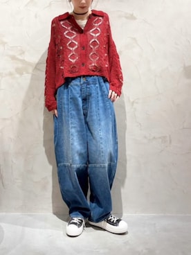 「RNA-N（アールエヌエーエヌ）のアイテム」を使った、RNA MEDIA ZOZOTOWN STAFFさん（レディース・160cm）の夏コーディネート