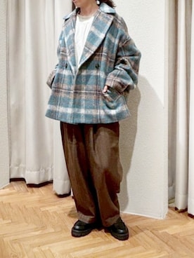 「RNA-N（アールエヌエーエヌ）のアイテム」を使った、RNA MEDIA ZOZOTOWN STAFFさん（レディース・156cm）の冬コーディネート