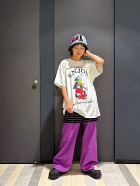 「RNA（アールエヌエー）のアイテム」を使った、RNA MEDIA ZOZOTOWN STAFFさん（レディース・158cm）の夏コーディネート
