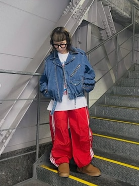 「RNA（アールエヌエー）のアイテム」を使った、RNA MEDIA ZOZOTOWN STAFFさん（レディース・156cm）の冬コーディネート