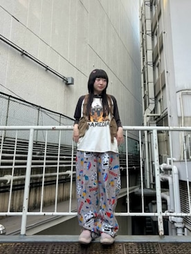 「RNA（アールエヌエー）のアイテム（Tシャツ/カットソー）」を使った、RNA MEDIA ZOZOTOWN STAFFさん（レディース・150cm）の夏コーディネート