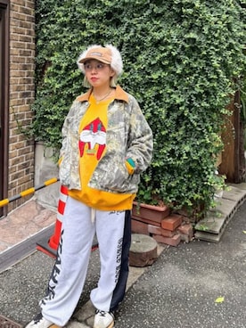 「アイテム（カバーオール）」を使った、RNA MEDIA ZOZOTOWN STAFFさん（レディース・158cm）の秋コーディネート