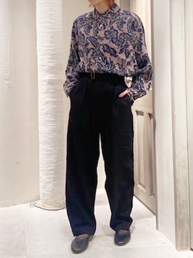 「24AW秋の新作」｜「アイテム（パンツ）」を使った、RNA MEDIA ZOZOTOWN STAFFさん（レディース・165cm）の秋コーディネート