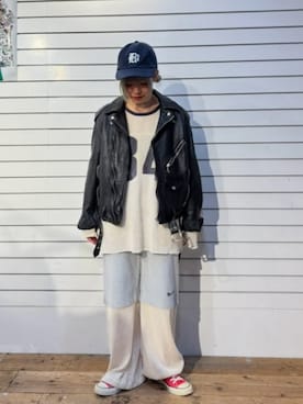 「RNA（アールエヌエー）のアイテム」を使った、RNA MEDIA ZOZOTOWN STAFFさん（レディース・161cm）の春コーディネート