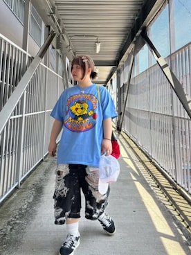 「RNA（アールエヌエー）のアイテム」を使った、RNA MEDIA ZOZOTOWN STAFFさん（レディース・153cm）の夏コーディネート