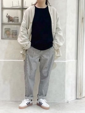 「RNA-N（アールエヌエーエヌ）のアイテム（その他アウター）」を使った、RNA MEDIA ZOZOTOWN STAFFさん（レディース・163cm）の春コーディネート