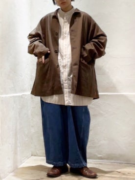 「RNA-N（アールエヌエーエヌ）のアイテム（その他アウター）」を使った、RNA MEDIA ZOZOTOWN STAFFさん（レディース・156cm）の冬コーディネート