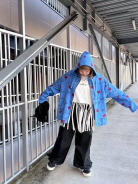 「フーディー」｜RNA MEDIA ZOZOTOWN STAFFさん（レディース・151cm）の夏コーディネート