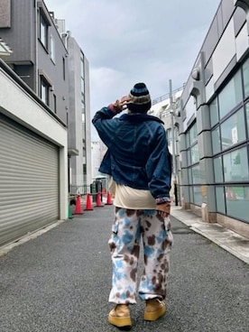 「アイテム（カバーオール）」を使った、RNA MEDIA ZOZOTOWN STAFFさん（レディース・162cm）の秋コーディネート