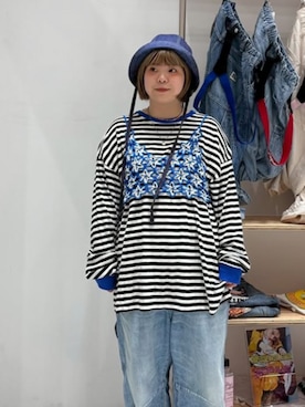 「アイテム（キャミソール、その他）」を使った、RNA MEDIA ZOZOTOWN STAFFさん（レディース・152cm）の秋コーディネート