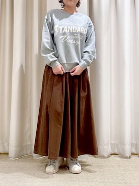 「RNA-N（アールエヌエーエヌ）のアイテム」を使った、RNA MEDIA ZOZOTOWN STAFFさん（レディース・162cm）の冬コーディネート