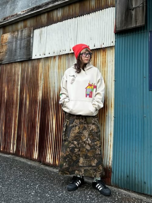 セール】G1101 カモフラージュカーゴロングスカート（スカート）｜RNA