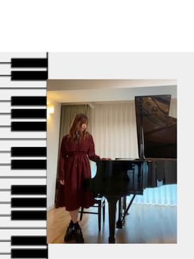 「イギリス」｜「アイテム（ワンピース/ドレス）」を使った、Emmaさん（レディース・159cm）の秋コーディネート
