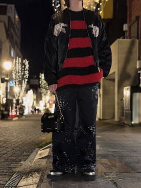 「doublet（ダブレット）のアイテム（ジャケット/アウター）」を使った、　　はるとさん（メンズ・175cm）の冬コーディネート