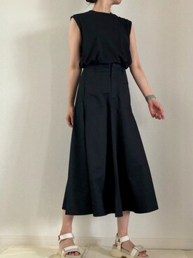 「UNIQLO U」｜メリアさん（レディース・162cm）の夏コーディネート