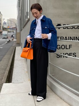 「155㎝コーデ」｜「アイテム（ジャケット/アウター）」を使った、nol nojiriさん（レディース・155cm）の冬コーディネート